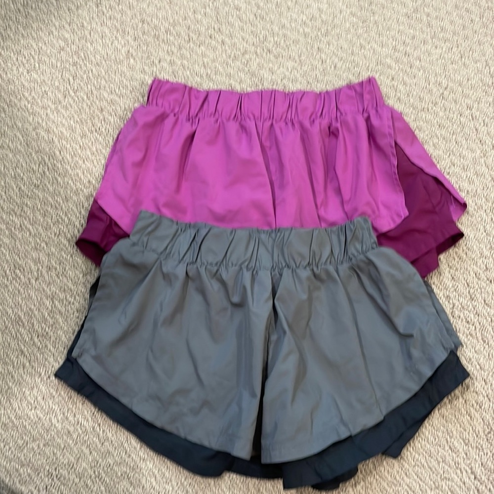 Two pairs of Free Movement by Free People Shorts, XS